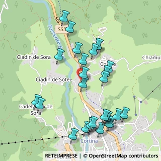 Mappa Località Cademai, 32043 Cortina d'Ampezzo BL, Italia (0.545)