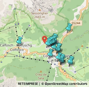 Mappa Strada Merscia, 39033 Corvara in Badia BZ, Italia (0.725)