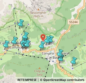 Mappa Strada Merscia, 39033 Corvara in Badia BZ, Italia (0.97125)