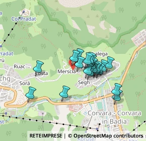 Mappa Strada Merscia, 39033 Corvara in Badia BZ, Italia (0.3175)