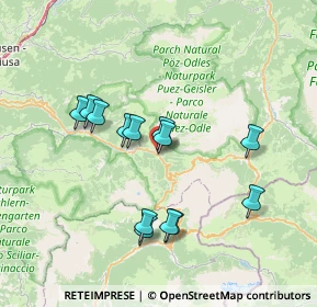 Mappa Strada Pitla Cir, 39048 Selva di Val Gardena BZ, Italia (6.41846)