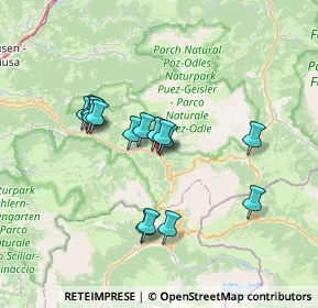 Mappa Strada Pitla Cir, 39048 Selva di Val Gardena BZ, Italia (5.82667)