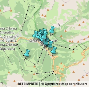 Mappa Strada Pitla Cir, 39048 Selva di Val Gardena BZ, Italia (0.61889)
