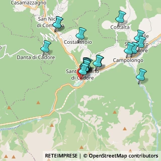 Mappa Via Medola, 32045 Santo Stefano di Cadore BL, Italia (1.6535)