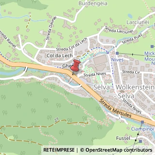Mappa Strada Meisules, 129, 39048 Selva di Val Gardena, Bolzano (Trentino-Alto Adige)