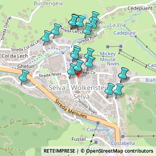 Mappa Strada Puez, 39048 Selva di Val Gardena BZ, Italia (0.243)