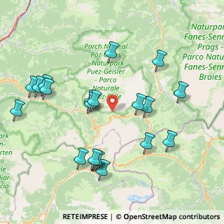 Mappa Passo Gardena, 39033 Corvara in Badia BZ, Italia (8.6345)