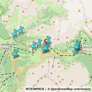 Mappa Passo Gardena, 39033 Corvara in Badia BZ, Italia (2)