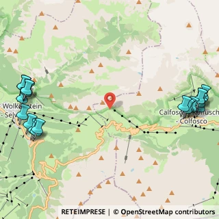 Mappa Passo Gardena, 39033 Corvara in Badia BZ, Italia (3.257)