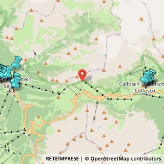 Mappa Passo Gardena, 39033 Corvara in Badia BZ, Italia (3.887)