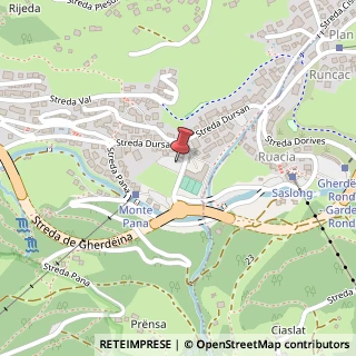 Mappa Streda Dursan, 62, 39047 Santa Cristina Valgardena, Bolzano (Trentino-Alto Adige)