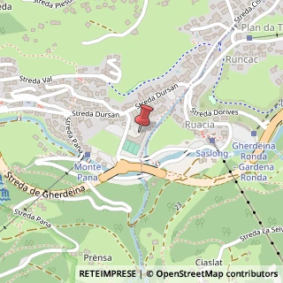 Mappa Via Dursan, 60, 39047 Santa Cristina Valgardena, Bolzano (Trentino-Alto Adige)
