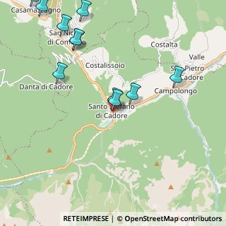 Mappa Via Guglielmo Marconi, 32045 Santo Stefano di Cadore BL, Italia (2.50545)