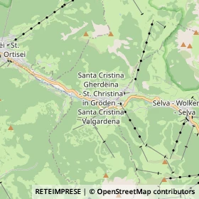 Mappa Santa Cristina Valgardena
