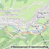 Peta Santa Cristina Valgardena