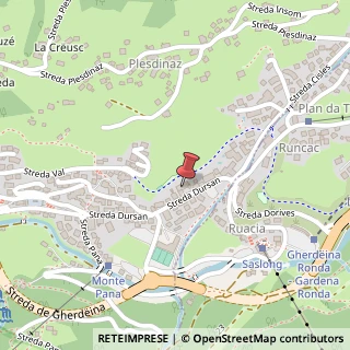 Mappa Via Dursan, 63, 39047 Santa Cristina Valgardena, Bolzano (Trentino-Alto Adige)