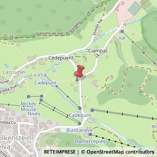 Mappa Streda Danterc?pies, 77, 39048 Selva di Val Gardena, Bolzano (Trentino-Alto Adige)