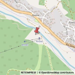 Mappa Via Reane, 42, 32041 Auronzo di Cadore, Belluno (Veneto)
