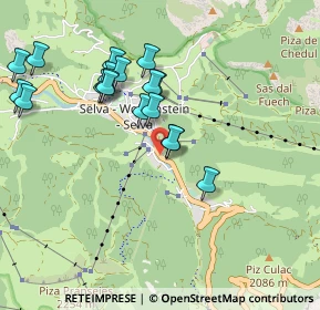 Mappa Strada Meisules, 39048 Selva di Val Gardena BZ, Italia (0.93278)