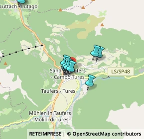 Mappa Zona Industriale Molino, 39032 Campo Tures BZ, Italia (1.55154)