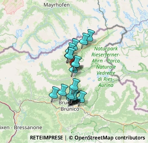 Mappa Zona Industriale Molino, 39032 Campo Tures BZ, Italia (9.8375)