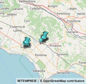 Mappa Via Santa Lucia, 04018 Sezze LT, Italia (8.27182)