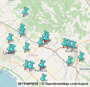 Mappa Via Santa Lucia, 04018 Sezze LT, Italia (9.7505)