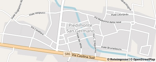 Mappa Piedimonte San Germano