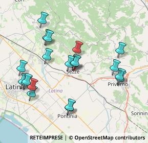 Mappa Via Guglielmo Marconi, 04018 Sezze LT, Italia (8.64)