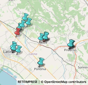 Mappa Via Guglielmo Marconi, 04018 Sezze LT, Italia (8.558)