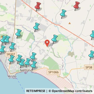Mappa Via Salsomaggiore, 00048 Nettuno RM, Italia (6.69944)