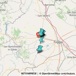 Mappa Str. Vicinale dell'Orefice, 71036 Lucera FG, Italia (5.9675)