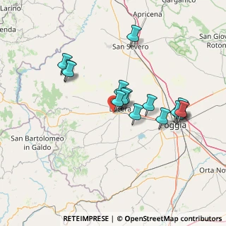 Mappa Str. Vicinale dell'Orefice, 71036 Lucera FG, Italia (14.22125)