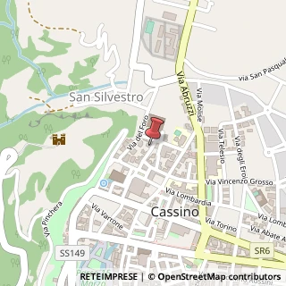 Mappa Via Silvio Spaventa, 5, 03043 Cassino, Frosinone (Lazio)