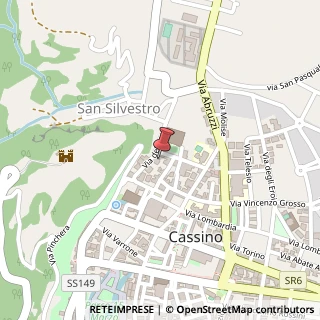 Mappa Via del Foro, 47, 03043 Cassino, Frosinone (Lazio)