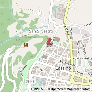 Mappa Via del Foro, 19, 03043 Cassino, Frosinone (Lazio)
