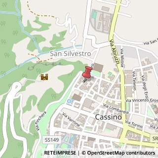 Mappa Via del Foro, 19, 03043 Cassino, Frosinone (Lazio)