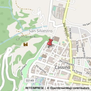 Mappa Via del Foro, 6, 03043 Cassino, Frosinone (Lazio)