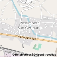 خريطة Piedimonte San Germano