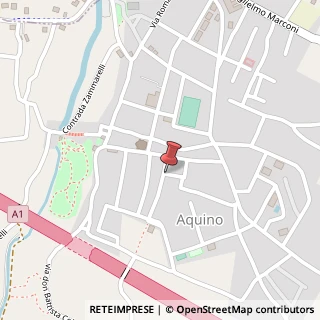 Mappa Piazza Municipio, 9, 03031 Aquino, Frosinone (Lazio)