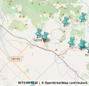 Mappa Via Giacomo Puccini, 04018 Sezze LT, Italia (6.4675)