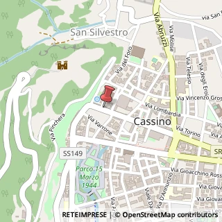 Mappa Via Enrico de Nicola, 13, 03043 Cassino, Frosinone (Lazio)