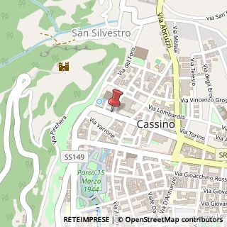 Mappa Via Enrico de Nicola, 23, 03043 Cassino, Frosinone (Lazio)