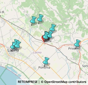 Mappa Sezze, 04018 Sezze LT, Italia (6.56917)