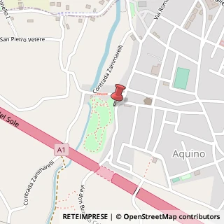 Mappa 1 Via Don Battista Colafrancesco, Aquino, FR 03031, 03031 Aquino FR, Italia, 03031 Aquino, Frosinone (Lazio)