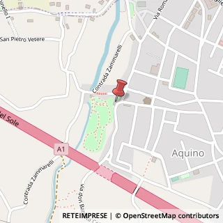 Mappa Piazza S. Tommaso, 03031 Aquino FR, Italia, 03031 Aquino, Frosinone (Lazio)
