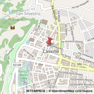 Mappa Piazza Alcide De Gasperi, 48, 03043 Cassino, Frosinone (Lazio)