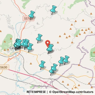Mappa Via Pozzo Leoni, 03044 Cervaro FR, Italia (4.766)