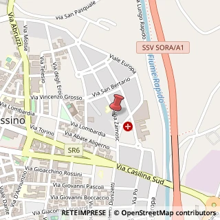 Mappa Via Zamosch, 41, 03043 Cassino, Frosinone (Lazio)