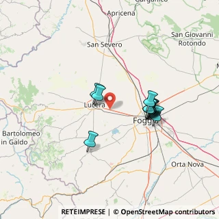 Mappa Contrada Perazzo SS 17 km 326+547, 71036 Lucera FG, Italia (12.14545)